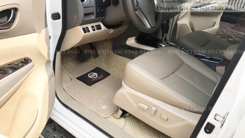 Thảm lót sàn ô tô 360 độ Nissan Navara giá tại xưởng, rẻ nhất Hà Nội, TPHCM